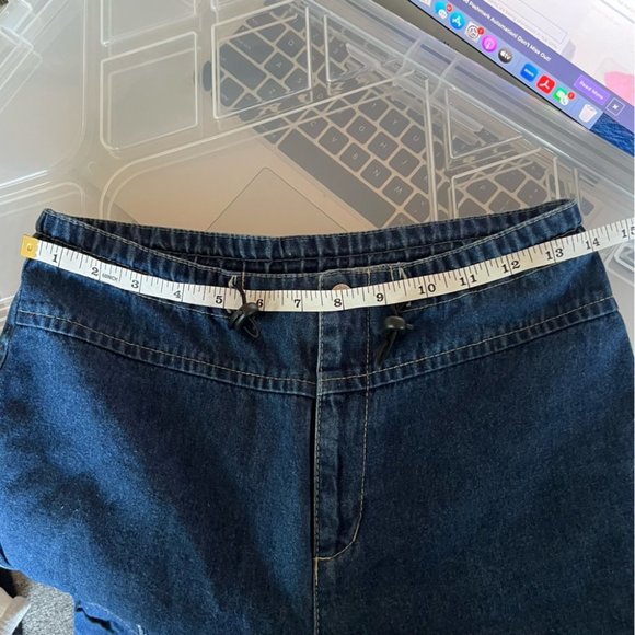 Vintage Y2K Women's Straight Leg Denim Cargo Pants - Picture 5 of 13